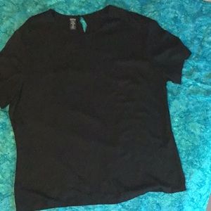 Short sleeve pullover blouse